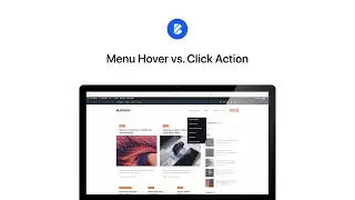 Header Menu Hover vs. Click Action | Blocksy 