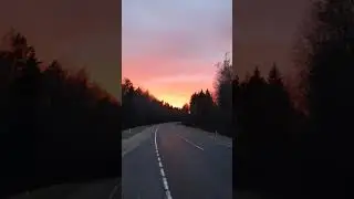 Закат над рекой Плюсса