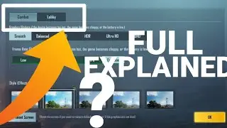 COMBAT LOBBY DIFFERENCE | COMBAT LOBBY EXPLAINED IN PUBG | COMBAT | LOBBY | COMBAT MODE LOBBY MODE