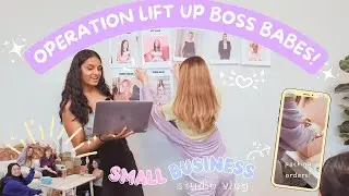 STUDIO VLOG #3 | Operation Boss Babes + Packing Orders for IWD💝| Small Business (Day In The Life) ❤️