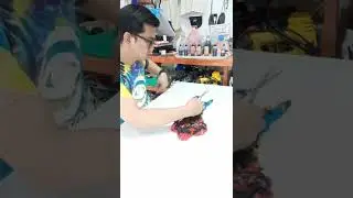 tie dye cone reveal | behind the scene
