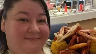 Crab legs seafood boil Pacific seafood buffet with Nana Warden ￼