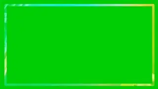 Green screen neon border frame | green screen neon border frame