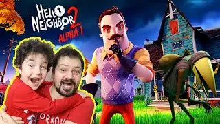 Karga Bizi Evden Attı!! Hello Neighbor 2 Alpha 1