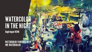 Watercolor Painting | Angkringan DIENG