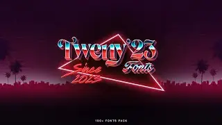 Tweny'23 Fonts pack | 100+ Free fonts | Android/PC