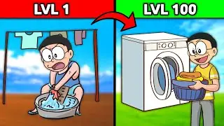 Nobita Opened Washing Shop 😱 || Funny Game 😂