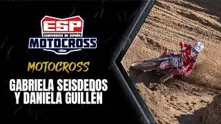 Campeonato de España de Motocross. Gabriela Seisdedos y Daniela Guillén