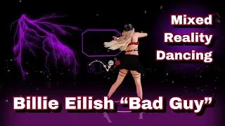 Billie Eilish- Bad Guy / New Custom Synth Riders Map / VR Dancing and Stunning Visuals