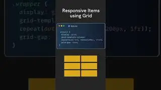 Responsive items using grid in html css 