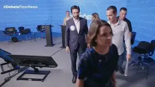 Assessores de Pablo Marçal e Ricardo Nunes partem para agressão durante debate do canal Flow