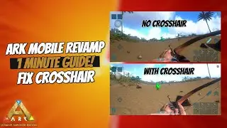 How to fix crosshair in ARK MOBILE Revamp | ARK: Ultimate Mobile Edition #howto #arkmobile #ark