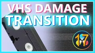 VHS Damage Transition Tutorial - Free Download Included || DaVinci Resolve 17