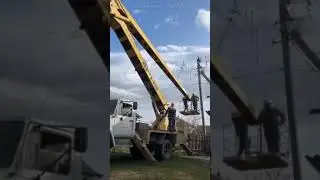 Сгорело гнездо аистов! Но им помогли создать новое!! 