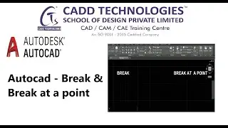 Autocad - Break & Break at a point
