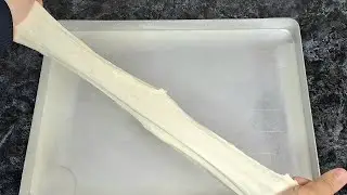 Evdə Mozzarella Pendirinin Hazırlanması | 2 Ərzaqla Uzadıqca Uzanan Pendir resepti