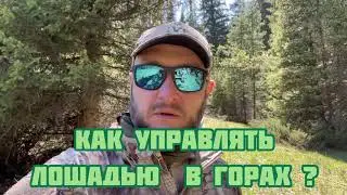 Как управлять лошадью в горах ! Практические советы !