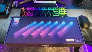 My New Govee RGBIC Glide Lively Wall Lights Unboxing and Setup ($69)