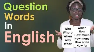 Question Words in English | most common words in English 