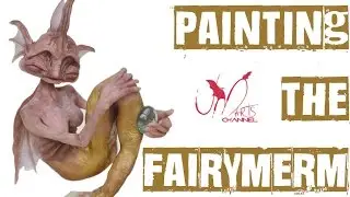 Speed Painting - Fairymerm - Polymer Clay OOAK Living doll - by UMarts Channel