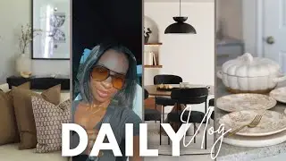 DAILY VLOG| KIRKLANDS FALL🍂 Dining room furniture, Loft update, Amazon