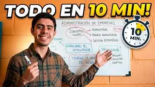 CURSO ADMINISTRACIÓN de Empresas en 10 Minutos✅📣