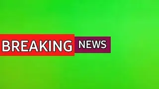 Breaking News Green Screen || Green Screen Breaking News