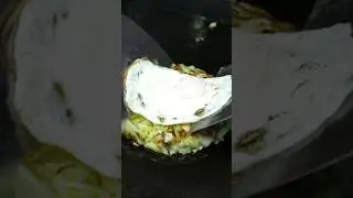 노른자 톡! 양배추 오코노미야끼│Korean Okonomiyaki with Egg│#shorts