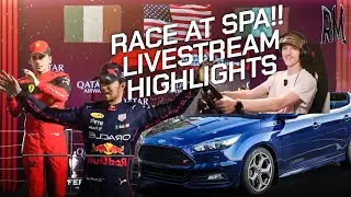My First Stream Highlights! Racing in Belgium and hanging out!