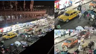 Kolkata Barabazar Night Scene View (Nakhoda Masjid)