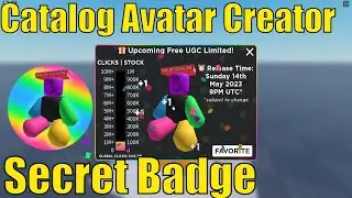 How to Unlock the Catalog Avatar Creator: Mascot SECRET BADGE | FREE LIMITED SOON - 1M STOCK