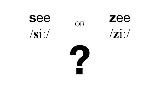 SEE or ZEE? English s & z consonant sound pronunciation listening practice with minimal pairs