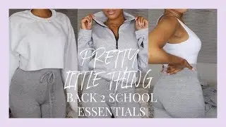 PRETTY LITTLE THING BACK TO SCHOOL ESSENTIALS TRY- ON HAUL ! | DARCIA DORILAS