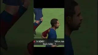 Thierry Henry goal vs Barcelona PES 2009 PS2 #shorts