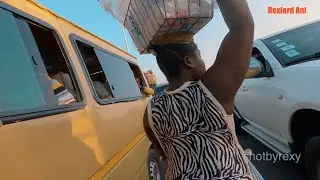 HOW HAWKERS SELL WHEN THERE IS TRAFFIC-GHANA