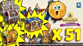 MILLION LORDS: Opening 51 Chests!!!!!