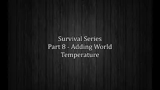 UE4 Survival Game - Adding World Temperature (Part 8)