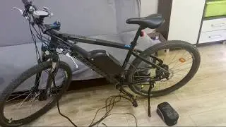 B-Twin na sterydach czyli konwersja taniego roweru na rower elektryczny o mocy 2000W