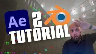 Como EXPORTAR el TRACKING de camara de AFTER EFFECTS a BLENDER con AFX2Blend ✨⚙️