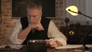 ASMR Working to decipher a message on a captured Enigma, this 1940's scientist has a breakthrough!