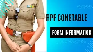 RPF Form Fill Up 2024 Documents || 