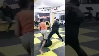 Title: "Stand Your Ground: Tire Boxing Drill . #AlphaClips #BoxingDrill #Motivation