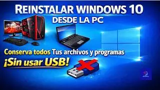 Reinstall Windows 10 from PC WITHOUT USB without losing anything