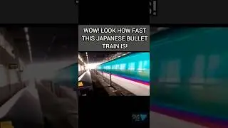 WOW! THIS BULLET TRAIN IS INSANELY FAST! 