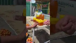 Ыссык-куль по пути Балыкчы купили мёд у бабули