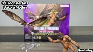 Unboxing✨S.H.MonsterArts Suko & Mothra #shmonsterarts #monsterverse #actionfigures