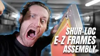 Screen Printing Frame Making with the incredible Shur Loc EZ frame System
