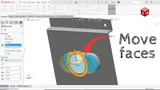 How to Move Face in Solidworks Tutorial