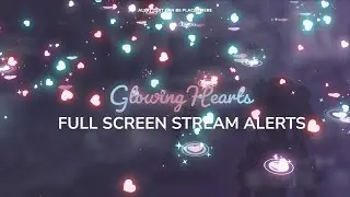 Glowing Red Heart Alerts | Full-Screen Animated Twitch Alerts for StreamElements & Streamlabs
