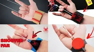 4 Cara membuat penembak jaringan laba-laba di rumah - spiderman